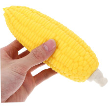 Jouets extensibles en forme d'épi de maïs pour les fêtes et festivals – Adorable jouet sensoriel jaune en forme d'épi de maïs.