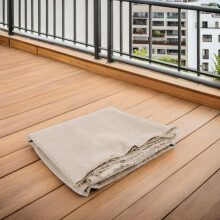 2pcs tela de linho ferramentas de cerâmica Burlap tecido textura impressão pano desgaste resistente Khaki