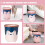 Practical Cartoon Waste Can Plastic Trash Bin with Adorable Design 4