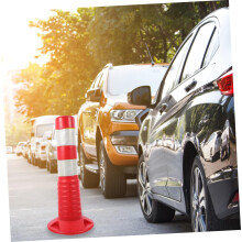 Kollisionssäule für die Verkehrssicherheit, reflektierende Verkehrssicherheitssäule für Parkplätze und Straßenabsperrungen und sichtbare