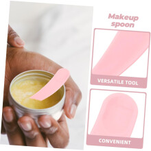 100 ks plastových špachtlí na make-up, drobných lyžičiek na púder, opakovane použiteľných pleťových maskách, lyžičiek Crescent