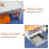 Desk Storage Drawer Box Double-layer Plastic Desk Organizer Small for Home and Office 1