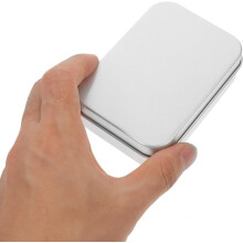 Seifenbehälter aus Aluminiumlegierung, Seifenbox, schlichtes Design, mit Abfluss