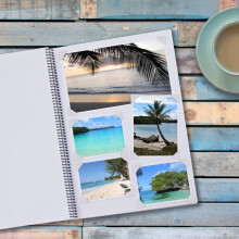 100 Blatt selbstklebende Fotoeckenaufkleber für Scrapbooking, Journaling und Fotokantenschutz