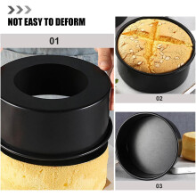 2-teilige Kuchenform aus Kohlenstoffstahl mit herausnehmbarem Boden, robust