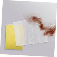 10 láminas protectoras para libros de texto y cuadernos.