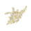 Eye Catching Hair Accessory Unique Conch Shape-Yellow 1