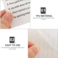 10 Stück selbstklebende, wasserdichte TPU-Reparaturflicken für aufblasbare Produkte
