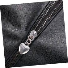 10 pezzi di tiretti per cerniera in metallo a forma di cuore, piccole dimensioni, oro e argento, accessori fai da te per abbigliamento.
