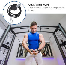 Kladka na fitness s vysokou záťažou a nastaviteľné oceľové lano, pogumované oceľové lano