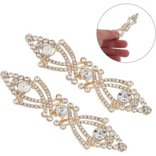 2 stuks versierde capegesp metalen trui sluiting clips vintage strass sluiting