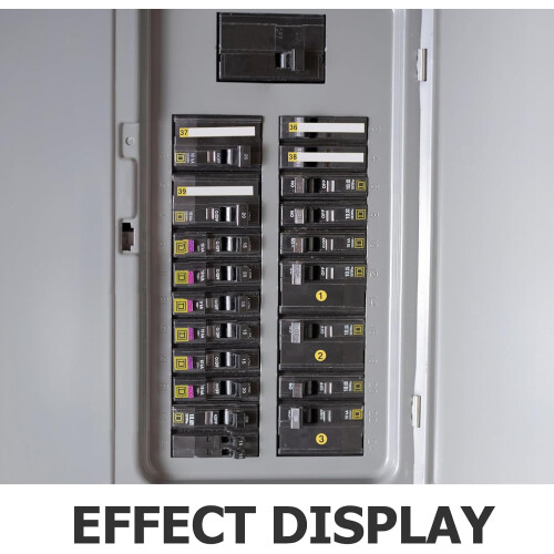 10sheet Circuit Breaker Panel Label Kit Electrical Box Catalog Labels Removable Stickers 2