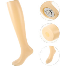Female Foot Mannequin for Socks Display Realistic Standing Leg Model Mid-Calf Skin Tone Retail Sock