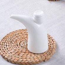 Gewürzflasche aus Keramik für Küche und Kochen, Essigflasche aus weißem Knochenporzellan, feine Verarbeitung