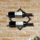 Black Iron Wine Bottle Rack Wall Mounted Wine Rack Space-Saving Organizer 6