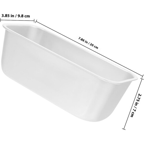 2 st brödformar rostat bröd bakformar rektangulära plåtar aluminiumlegering 1