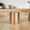 Miniature Trash Can with Swing Lid Stainless Steel Round Trash Can 5
