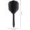 10pcs Black Threaded Plastic Darts Shafts with Integrated Flights Anti-Fall Design 2