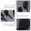 10 aste per freccette in plastica nera filettate con alette integrate e design anticaduta 7