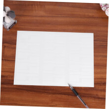 Selbstklebende weiße Kennzeichnungsetiketten, A4-Format, 10 Blatt, Kabeletiketten
