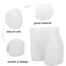 Underpants Showcase Mannequin Desktop Hip Model White Smooth Surface PE Material