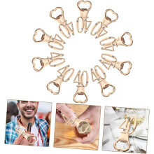Lot de 10 ouvre-bouteilles strass pour anniversaire