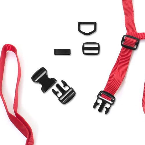 10 Sets Adjustable Small Release Collar Buckles Webbing Strap Slide Buckle Replacements 2