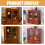 Vintage Multi-Layer Drawer Storage Cabinet with Antique Finish Easy Access and Ample Storage Space 7