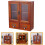 Vintage Multi-Layer Drawer Storage Cabinet with Antique Finish Easy Access and Ample Storage Space 8