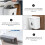 Wall Mount Trash Can Hanging Trash Can with Lid Wall Mounted Design Plastic Fixes Garbage Bag 8