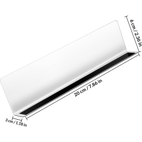 10pcs Store Goods Separators L Shape Shelf Dividers Plastic Magnetic Side Splitters 1