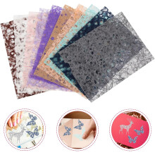 10 arkin putoavan veden paperia DIY-leikekirja-askartelumateriaalia onttoa koristepaperia päiväkirjaan/muistikirjaan