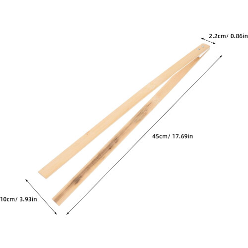 Bamboo Garbage Clip Litter Grabber Tool Small Portable Waste Pick-Up Stick 1