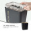 Simple Kitchen Garbage Container 10l Square Waste Storage Bin with Pressure Ring Design and Anti-Slip Bottom 3