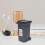 Miniature Trash Bin Small Trash Can Multi-Functional Storage Holder Pp Material Simple 6