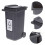 Miniature Trash Bin Small Trash Can Multi-Functional Storage Holder Pp Material Simple 8