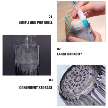 Portable Travel Toilet Cup Plastic Toothbrush Cup Toothbrush Box for Travel Wash Creative Storage Box