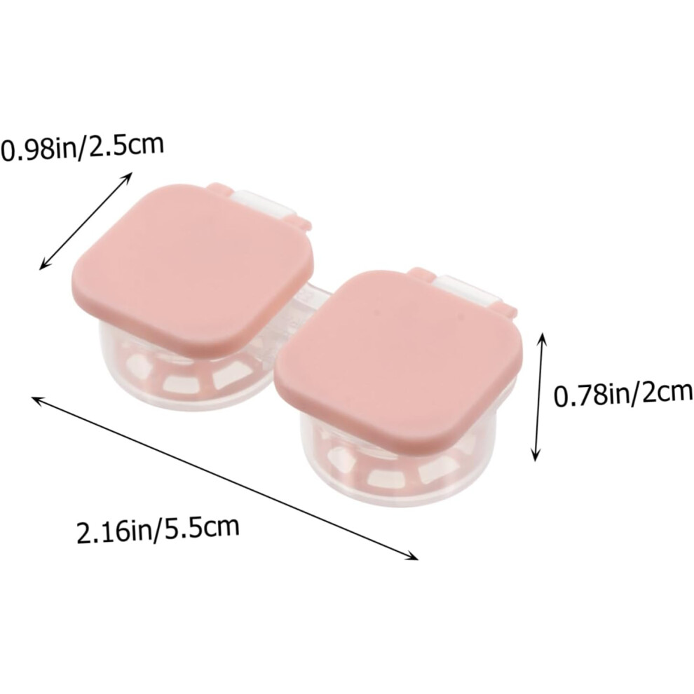 Hkhbjs 2Pcs Box Lens Storage Holder Case For Eye Lenses Portable Sunglasses Organizer Holder Sunglasses Storage