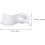 2pcs Ceramic Egg Cups Wave Type Egg Stand Holders with Comfortable Touch and Easy to Clean Surface 2