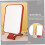 2pcs Beauty Mirror Foldable Square Mirror Creative Shaped for Women Bedroom Dressing Table 7