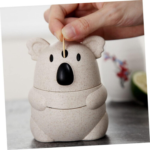 Automatic Toothpick Press Plastic Toothpick Holder Dispenser Container Home Office