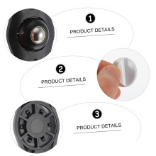 16 mini ruedas giratorias autoadhesivas, poleas adhesivas giratorias para cajas de almacenamiento