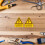 Korkeajännitevaroitustarrat 10 kpl 40x50 mm keltaiset mustat turvatarrat 6