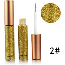 10 Stück Glitzer-Eyeliner, flüssiger Lidschatten für Damen, schimmernder Make-up-Verstärker, atmungsaktives Augen-Make-up