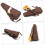 23 polegadas 26 polegadas Ukulele Carrier Bag leve Oxford pano cintura de ombro reutilizável instrumento de música bolsa de armazenamento 5