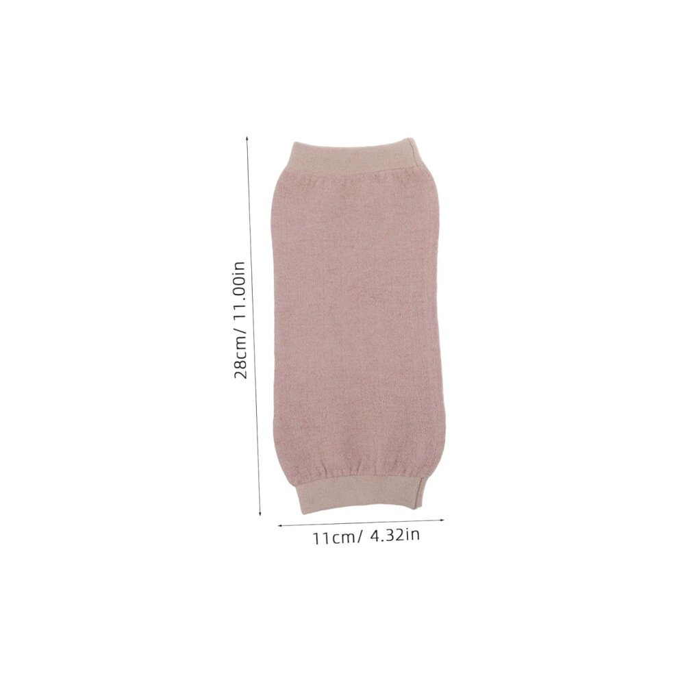 Hkhbjs 2Pcs Cashmere Elastic Knee Support Sleeves Warm Kneecap For Sports Light Tan