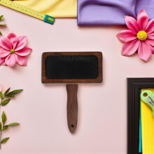 Wolvilt Houten naaldkam voor naaldvilten Kunst- en handwerkbenodigdheden Handkaarders Viltborstel Spinning Handwerkgereedschap