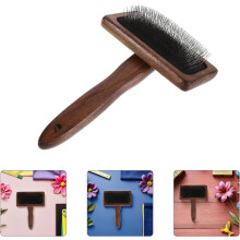 Wool Felt Wooden Needle Comb for Needle Felting Arts Crafts Supplies Hand Carders Felting Brush Spinning Crafts Tools