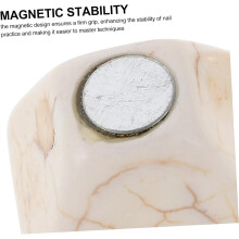 10 buc suport magnetic pentru unghii cu bază elegantă pentru practicarea unghiilor și suport sigur pentru afișare, pentru consumabile de salon DIY