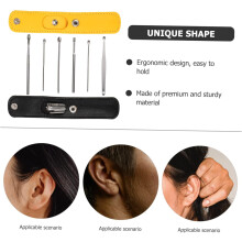 12sets Metal Ear Wax Picker Set Practical Earwax Cleaner for Home Use Convenient Ear Cleaning Tool Set
